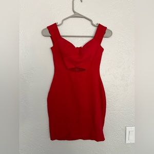 A’GACI Red Bodycon Mini Dress